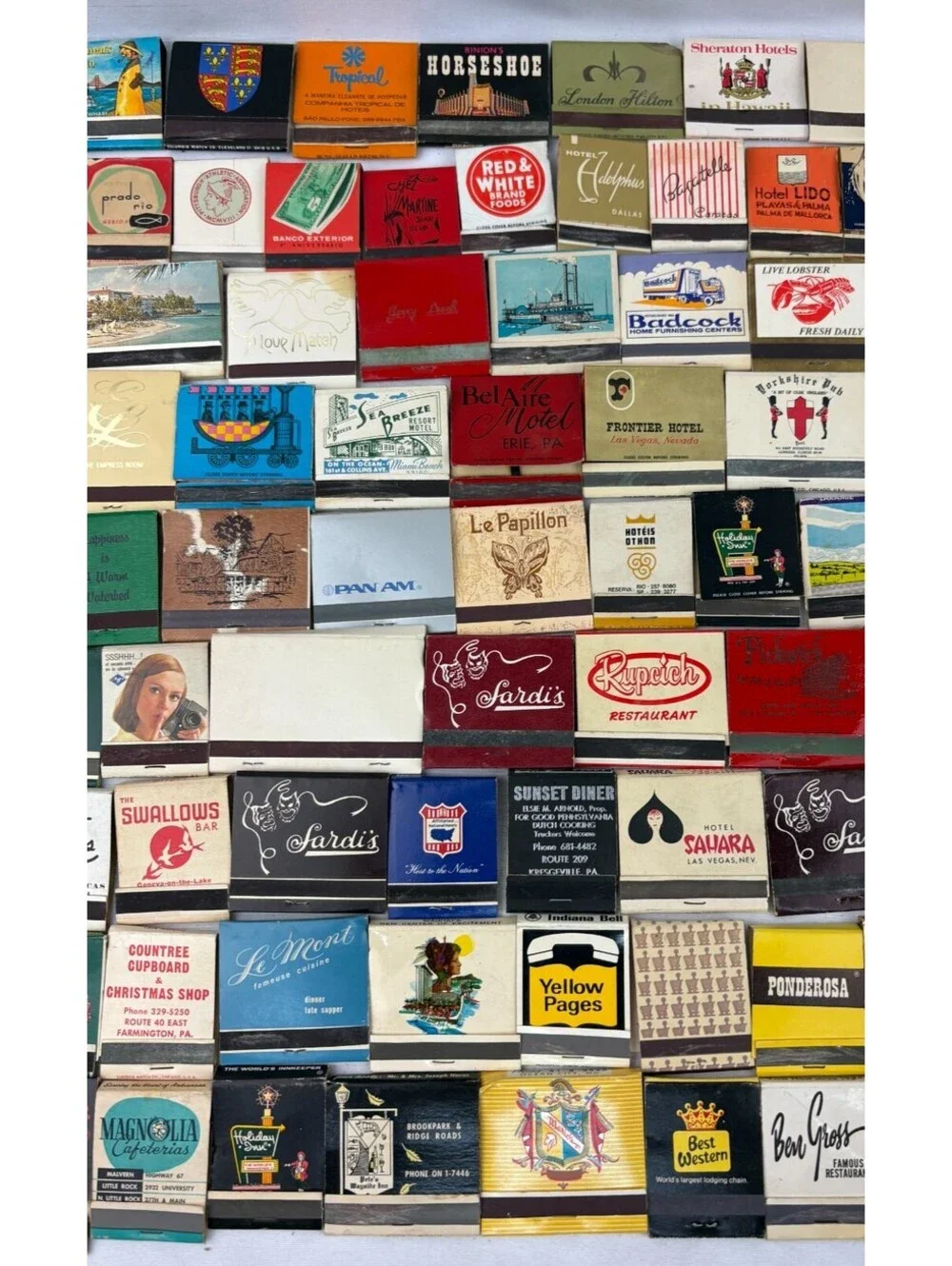 Vintage Matchbooks Mixed Lot of New, Opened & Used 180pcs (2)
